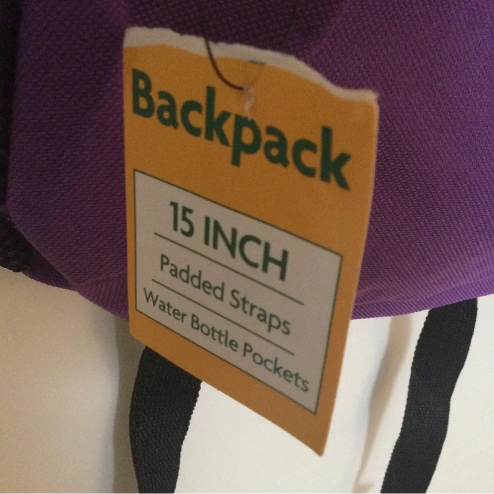 Girls bungee backpack. New